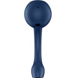 SATISFYER - PRO+ WAVE 4 ESTIMULADOR PUNTO G  AIR PULSE APLICACIÓN GRATUITA AZUL OSCURO