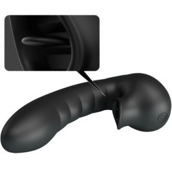 PRETTY LOVE - HOBGOBLIN VIBRATING FINGER CASE 12 VIBRATIONS + CLITORIS STIMULATOR BLACK