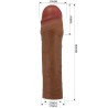 PRETTY LOVE - CHANE FUNDA PARA PENE CON EXTENSIÓN DE 5 CM MULATO