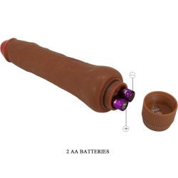 BAILE - DRYAD REALISTIC VIBRATOR 25 CM MULATTO