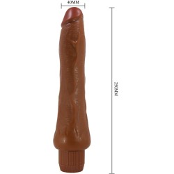 BAILE - DRYAD VIBRADOR REALÍSTICO 25 CM MULATO