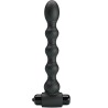 PRETTY LOVE - LYNN SILICONE ANAL PLUG 10 VIBRATIONS BLACK