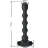 PRETTY LOVE - LYNN SILICONE ANAL PLUG 10 VIBRATIONS BLACK