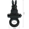 PRETTY LOVE - EXCITING RING RABBIT VIBRATOR RING 10 VIBRATIONS BLACK