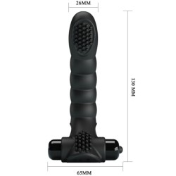 PRETTY LOVE - ALEXANDER VIBRADOR DE DEDO 10 VIBRACIONES NEGRO