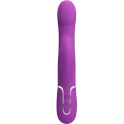 PRETTY LOVE - VIBRADOR  ESTIMULADOR MULTIFUNCIÓN 4 EN 1 MORADO