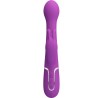 PRETTY LOVE - DEJON 3 IN 1 MULTIFUNCTION RABBIT VIBRATOR  PURPLE
