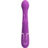 PRETTY LOVE - DEJON VIBRADOR RABBIT MULTIFUNCIÓN 3 EN 1 MORADO