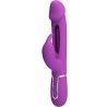 PRETTY LOVE - KAMPAS VIBRADOR RABBIT MULTIFUNCIÓN 3 EN 1 MORADO