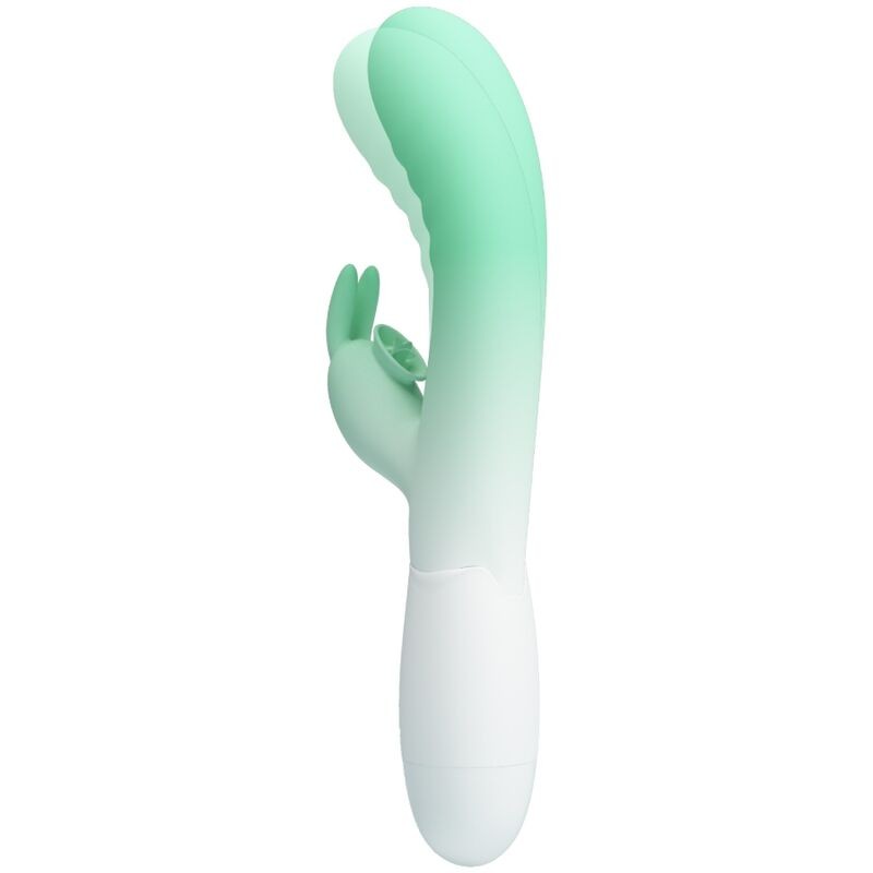 PRETTY LOVE - CERBERUS VIBRADOR RABBIT 3O VIBRACIONES VERDE