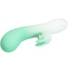 PRETTY LOVE - CERBERUS VIBRADOR RABBIT 3O VIBRACIONES VERDE