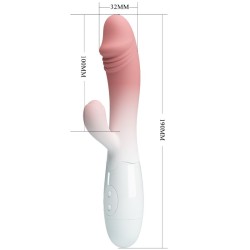 PRETTY LOVE - SNAPPY VIBRADOR RABBIT 3O VIBRACIONES ROSA