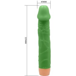 BAILE - BILL VIBRADOR REALÍSTICO 22.5 CM VERDE