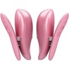 PRETTY LOVE - CAILEY NIPPLE CLAMPS 10 VIBRATIONS REMOTE CONTROL PINK