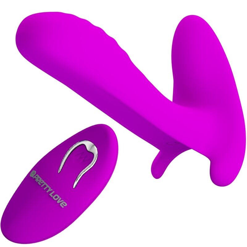 PRETTY LOVE - MASAJEADOR  VIBRADOR 12 VIBRACIONES CONTROL REMOTO MORADO