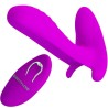 PRETTY LOVE - MASAJEADOR  VIBRADOR 12 VIBRACIONES CONTROL REMOTO MORADO