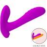 PRETTY LOVE - MASAJEADOR  VIBRADOR 12 VIBRACIONES CONTROL REMOTO MORADO