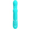 PRETTY LOVE - CAMMY TRIPLE VIBRADOR RABBIT MULTIFUNCIÓN 4 EN 1 AZUL