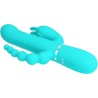 PRETTY LOVE - CAMMY 4 IN 1 MULTIFUNCTION TRIPPLE RABBIT VIBRATOR  BLUE