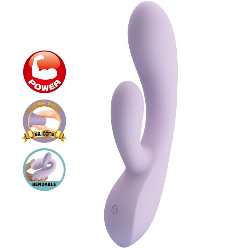 PRETTY LOVE - ROSOLYN VIBRADOR RABBIT 10 VIBRACIONES MORADO