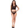 LIVCO CORSETTI FASHION - ELIN LC 20212 SUJETADOR + PANTIES NEGRO S/M