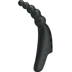 PRETTY LOVE - JORDIN VIBRADOR DE DEDO 10 VIBRACIONES NEGRO