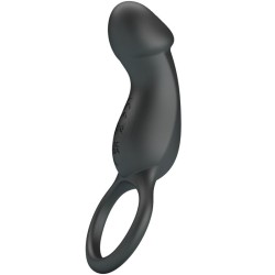 PRETTY LOVE - TRAE RING  VIBRATOR BLACK