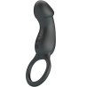 PRETTY LOVE - TRAE ANILLO  VIBRADOR NEGRO