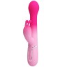 PRETTY LOVE - DEJON VIBRADOR RABBIT 3 EN 1 MULTIFUNCIÓN ROSA