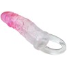 PRETTY LOVE - ODES FUNDA REALÍSTICA ALARGADORA DE 2 CM PARA PENE ROSA