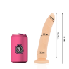 DELTA CLUB - DILDO REALISTA NATURAL SILICONA MEDICA 17 CM -O- 3 CM