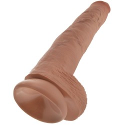 KING COCK PENE REALÍSTICO CON TESTÍCULOS 35.6 CM