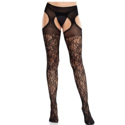 LEG AVENUE - FLORAL LACE...