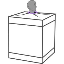 SECRET DOME - KINK CLUB CABINA BUKKAKE MORADO