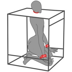 SECRET DOME - KINK CLUB CABINA BUKKAKE NEGRO  ROJO