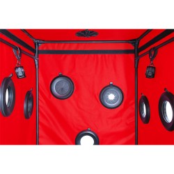 SECRET DOME - KINK CLUB CABINA SCANDALE NEGRO  ROJO