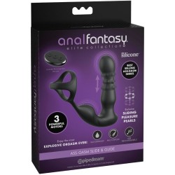 ANAL FANTASY ELITE COLLECTION - VIBRATING ANAL RING AND MASSAGER WITH REMOTE CONTROL