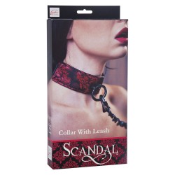 CALEXOTICS - SCANDAL COLLAR CON CORREA NEGRA