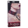 CALEXOTICS - SCANDAL COLLAR CON CORREA NEGRA