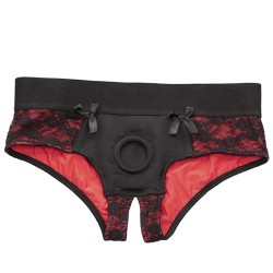 CALEXOTICS - SCANDAL SET DE BRAGUITAS SIN ENTREPIERNAS CON DIDLO TALLA S/M
