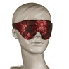 CALEXOTICS - SCANDAL OPAQUE EYE MASK WITH RED DETAILS