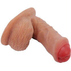 PRETTY LOVE - WARNELL ULTRA REALISTIC AND ELASTIC DILDO 9.5 CM MULATO