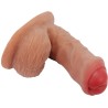 PRETTY LOVE - WARNELL ULTRA REALISTIC AND ELASTIC DILDO 9.5 CM MULATO