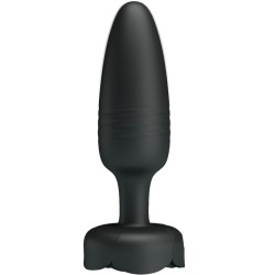 PRETTY LOVE - TARION ANAL PLUG WITH  LED LIGHT BLACK 12.5 CM