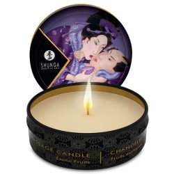 SHUNGA - MINI CARESS BY CANDLELIGHT DISPLAY MASSAGE CANDLES 24 UNITS