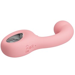 PRETTY LOVE - ERYNNYES VIBRADOR PUNTO G + ESTIMULADOR CLÍTORIS 10 VIBRACIONES ROSA