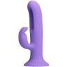 PRETTY LOVE - KILLMOULIS RABBIT VIBRATOR 12 VIBRATION MODES PURPLE