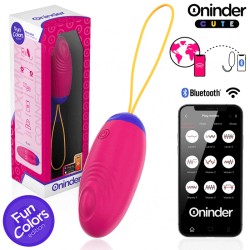 ONINDER CUTE - LOVE PLEASURE VIBRO-WAVE TAPPING SILICONE EGG - FREE GLOBAL APP