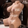 XISE - MURIEL FEMALE REALISTIC TORSO WITH THRUSTING 55 CM