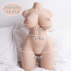 XISE - TIDY TORSO REALÍSTICO FEMENINO CON THRUSTING 71 CM